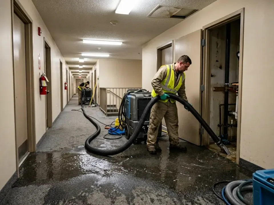 multi-unit-apartment-hallway-f-005 — frequently asked questions, Emergency Burst Pipe Water Extraction & Removal in Yorkvill…